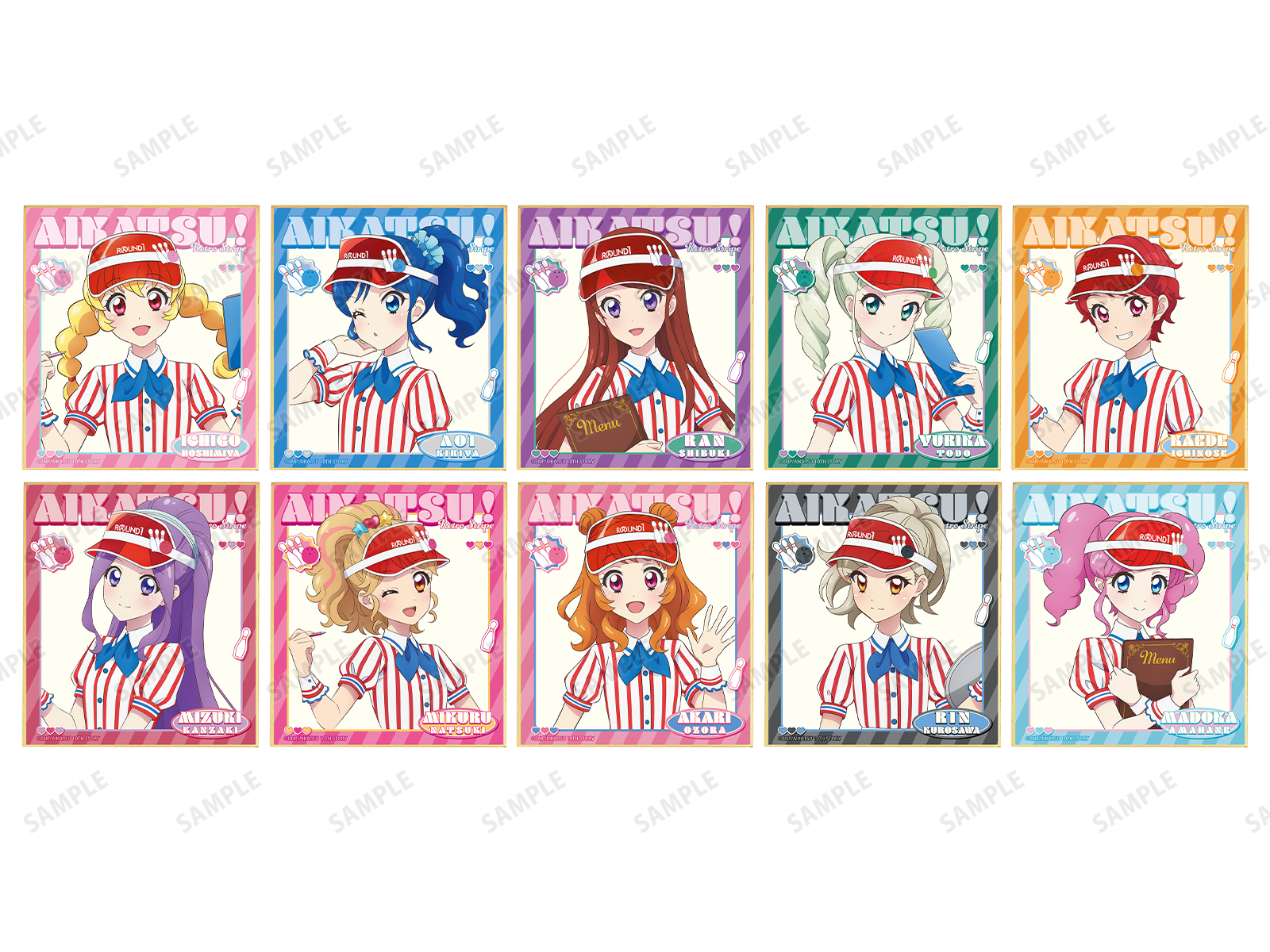 星夢學園 Aikatsu! × ROUND1 vol.2 盲抽迷你色紙 #P-AKG0309 [armabianca] (PRE-ORDER) [2026/05]