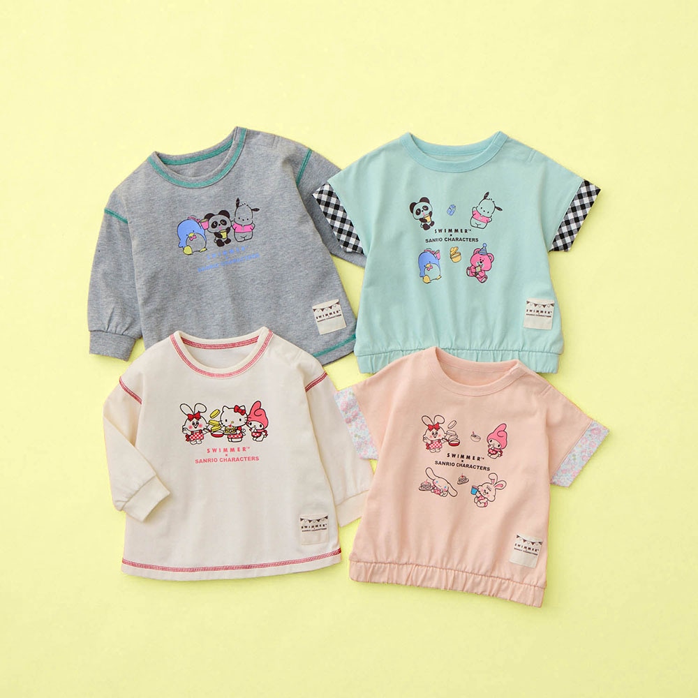🆕【⭐訂購⭐】  🇯🇵日本直送 🌀SWIMMER x #Sanrio 短袖 tee［2款選］🌀 [PLBA-0032] [260304]