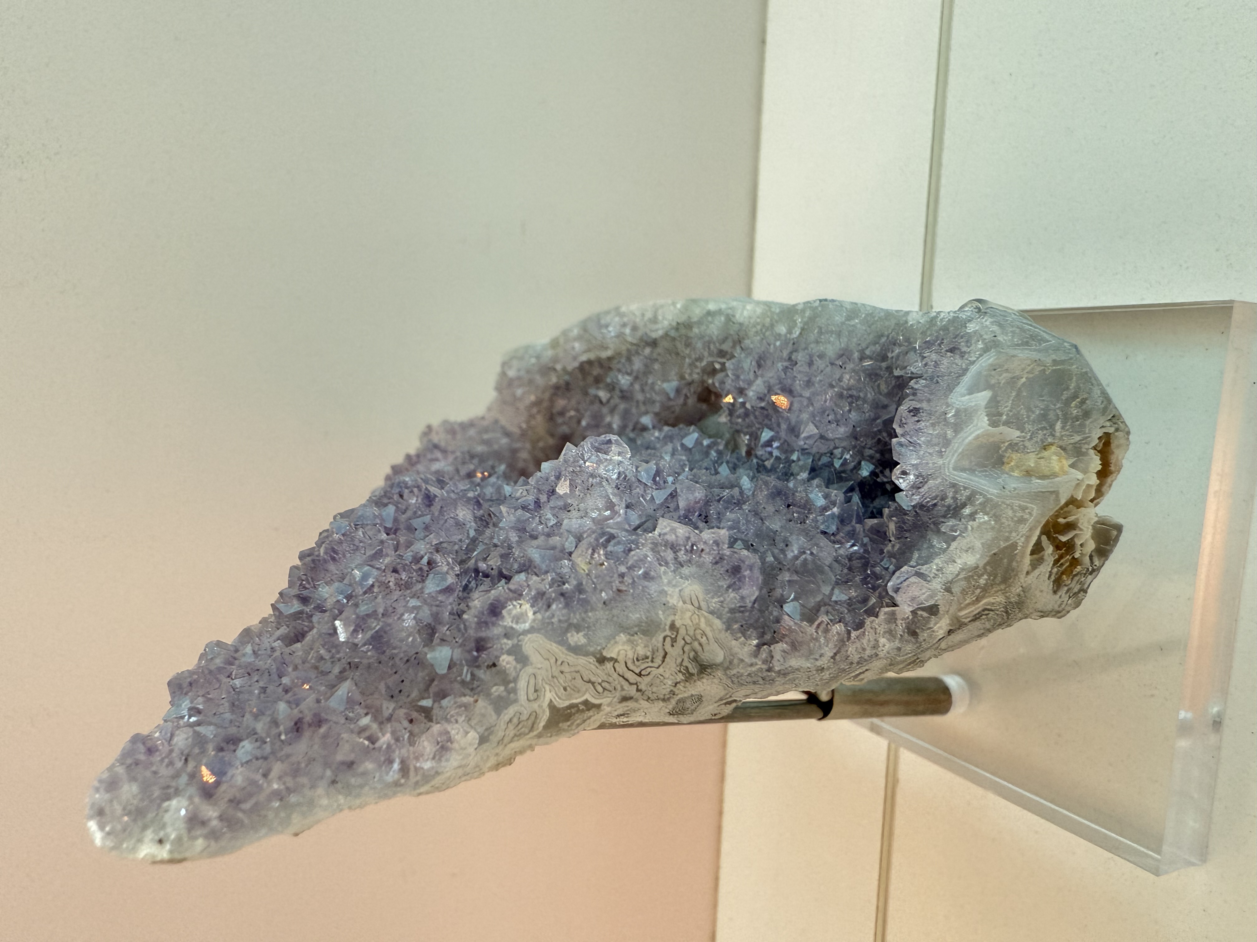 天然原石印度紫晶鎮