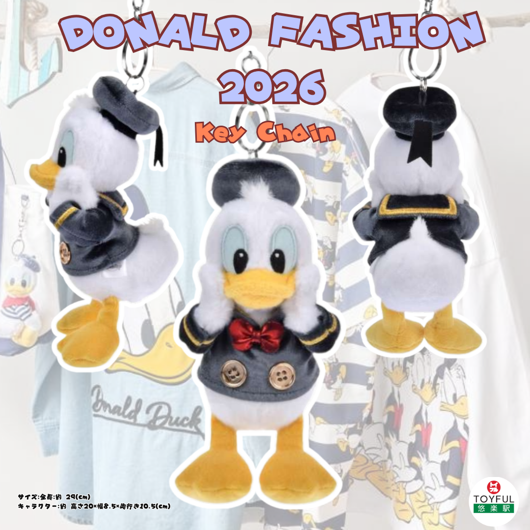 [訂購] [JDS] 唐老鴨 DONALD FASHION 2026 公仔匙扣 {TF2605014}