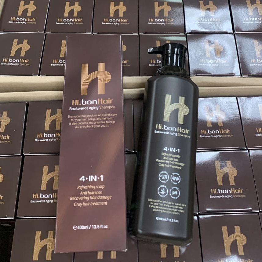韓國🇰🇷Hi.bonHair 4in1 逆齡啡髮洗頭水400ml