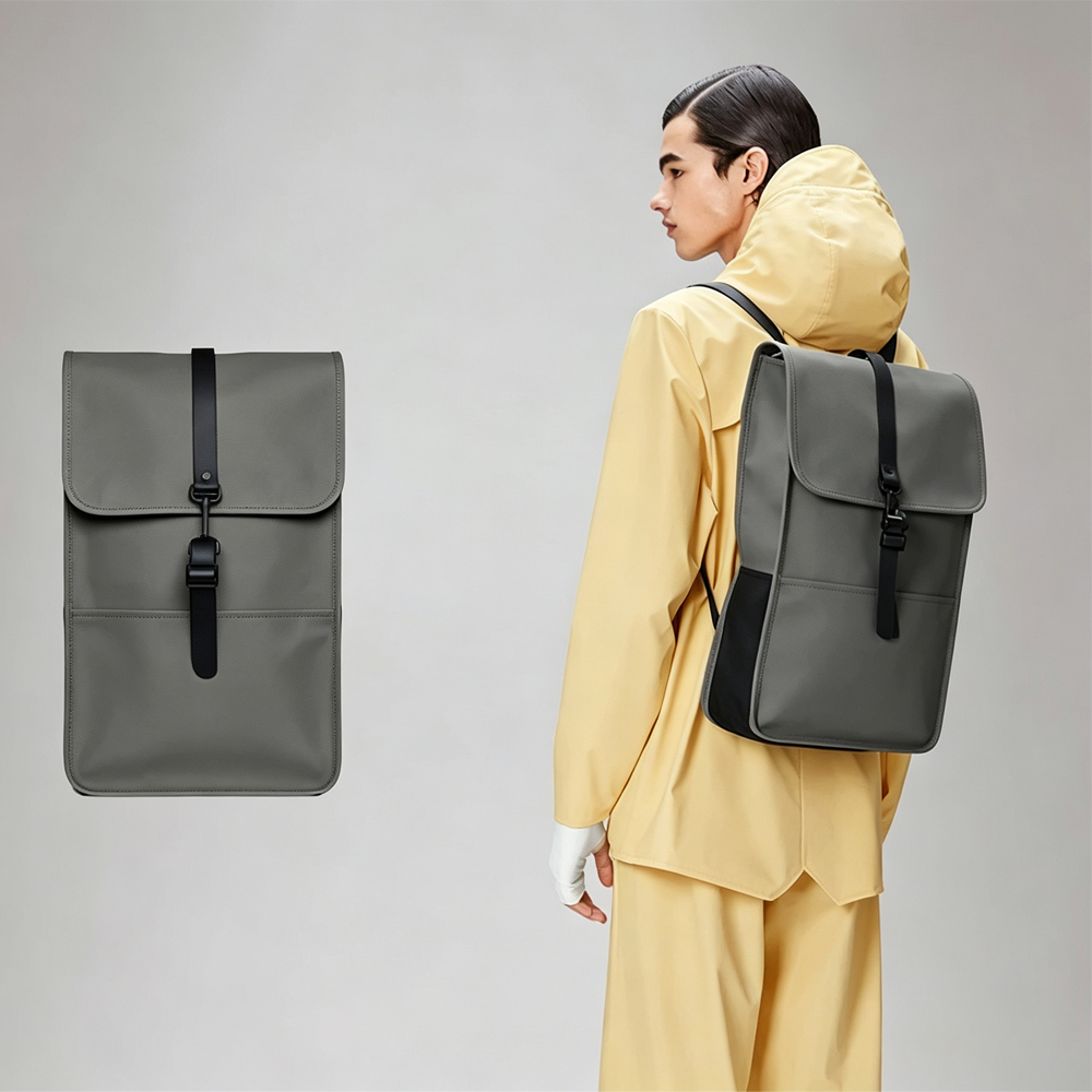 Rains Backpack Large | Rains Backpack Large 經典防水長方型背包