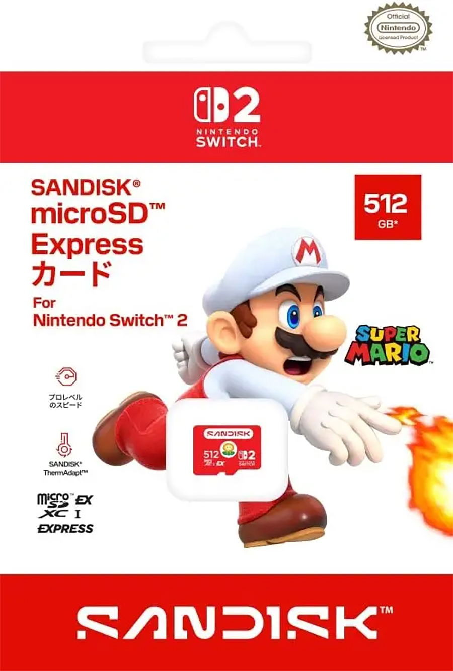 Nintendo Switch 2 microSD Express 記憶卡 512G SanDisk  SW2-0573