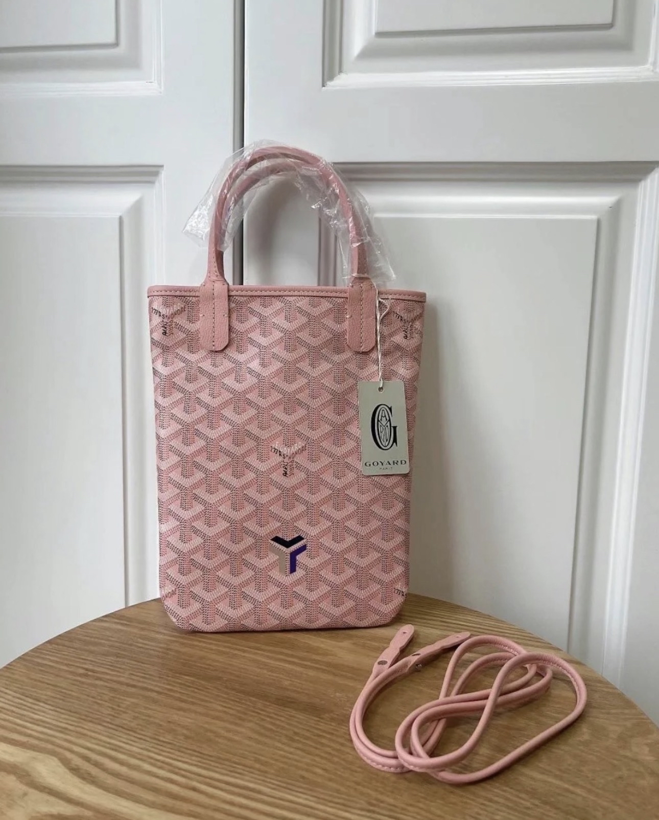 Goyard 手袋 絕版限量粉紅色