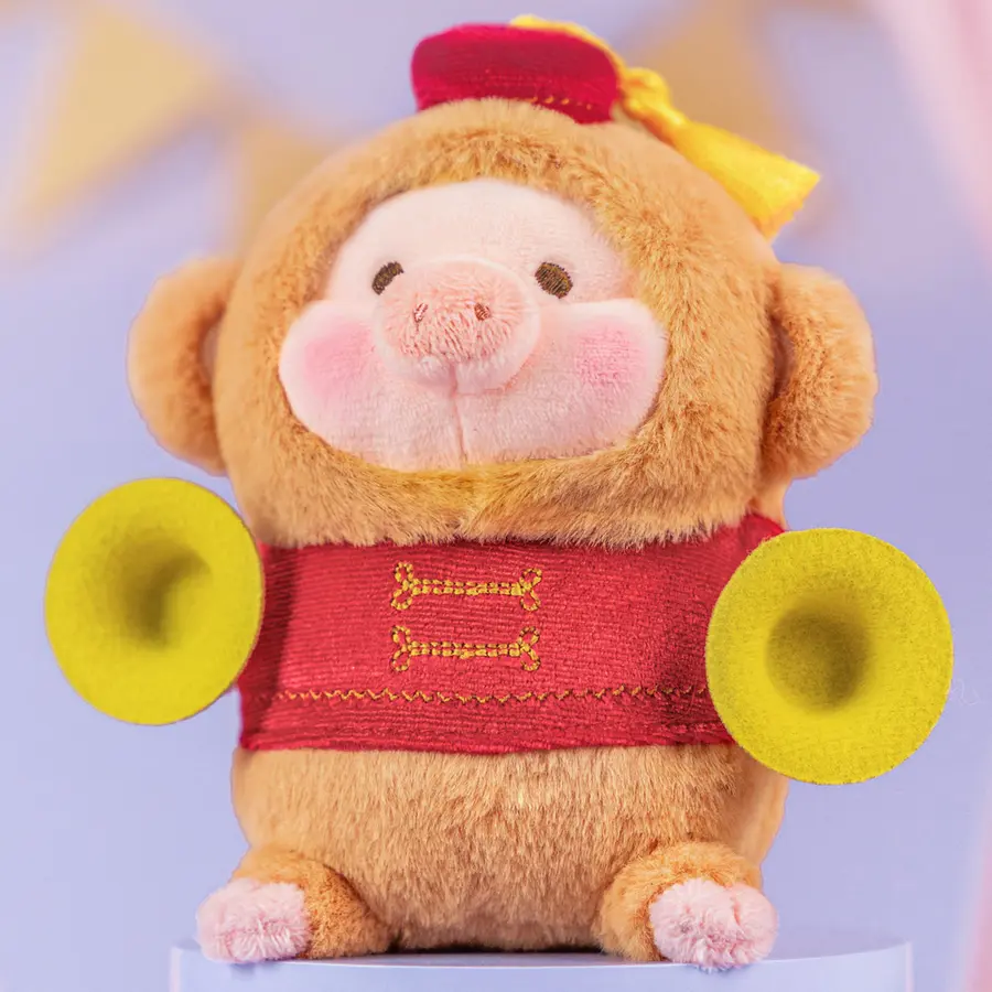 📦訂購 台灣代購 TOYZEROPLUS 罐頭豬LuLu 淘氣猴子Lu 繽紛樂園毛絨掛件