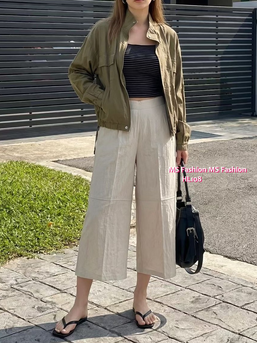 HL108 韓國🌼Howluk七分闊褲