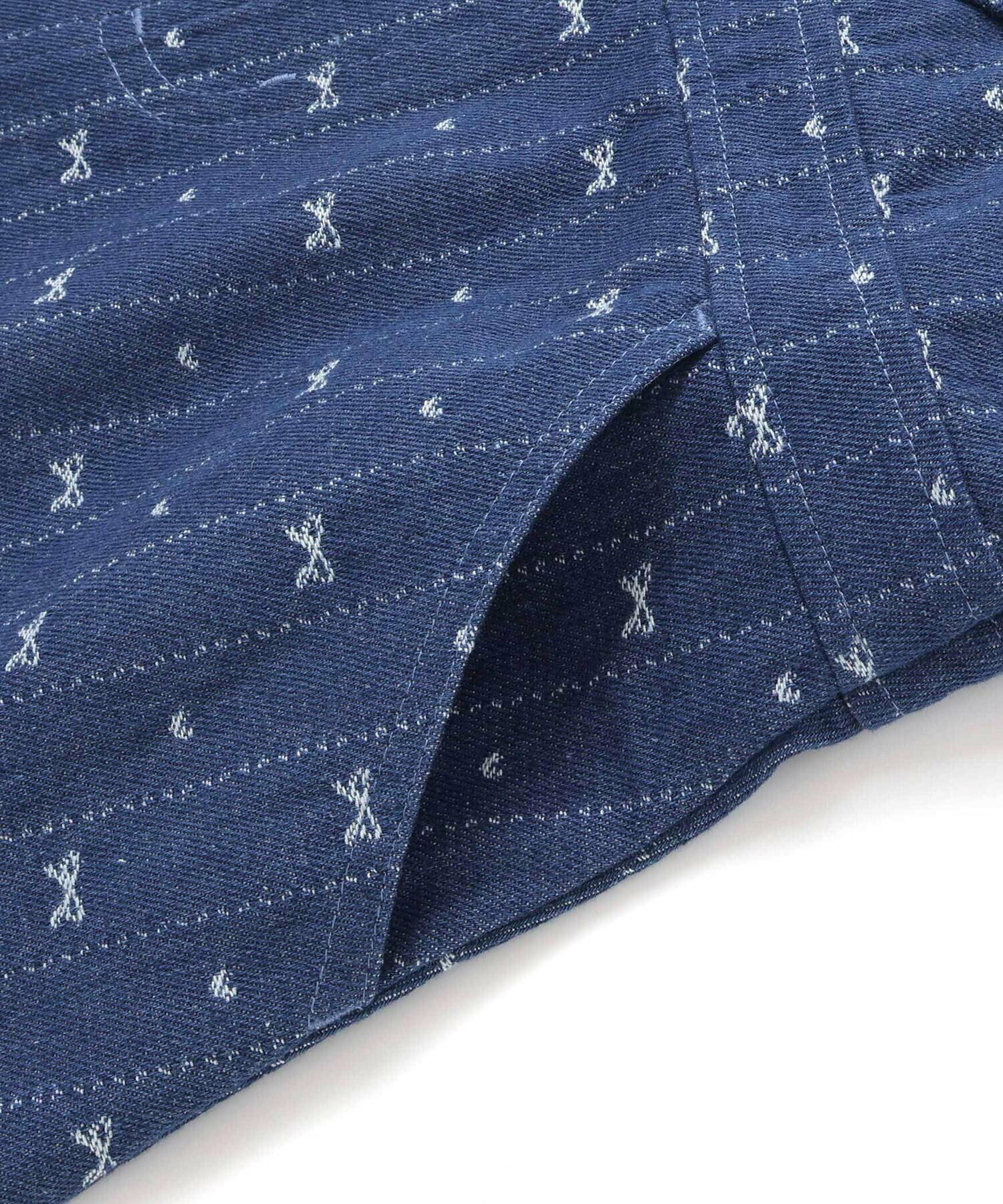 🆕【⭐訂購⭐】  日本直送🌀牛仔/斜紋布 碎花 刺繡 A-line #背帶裙🌀[ELDA-0023][260418]