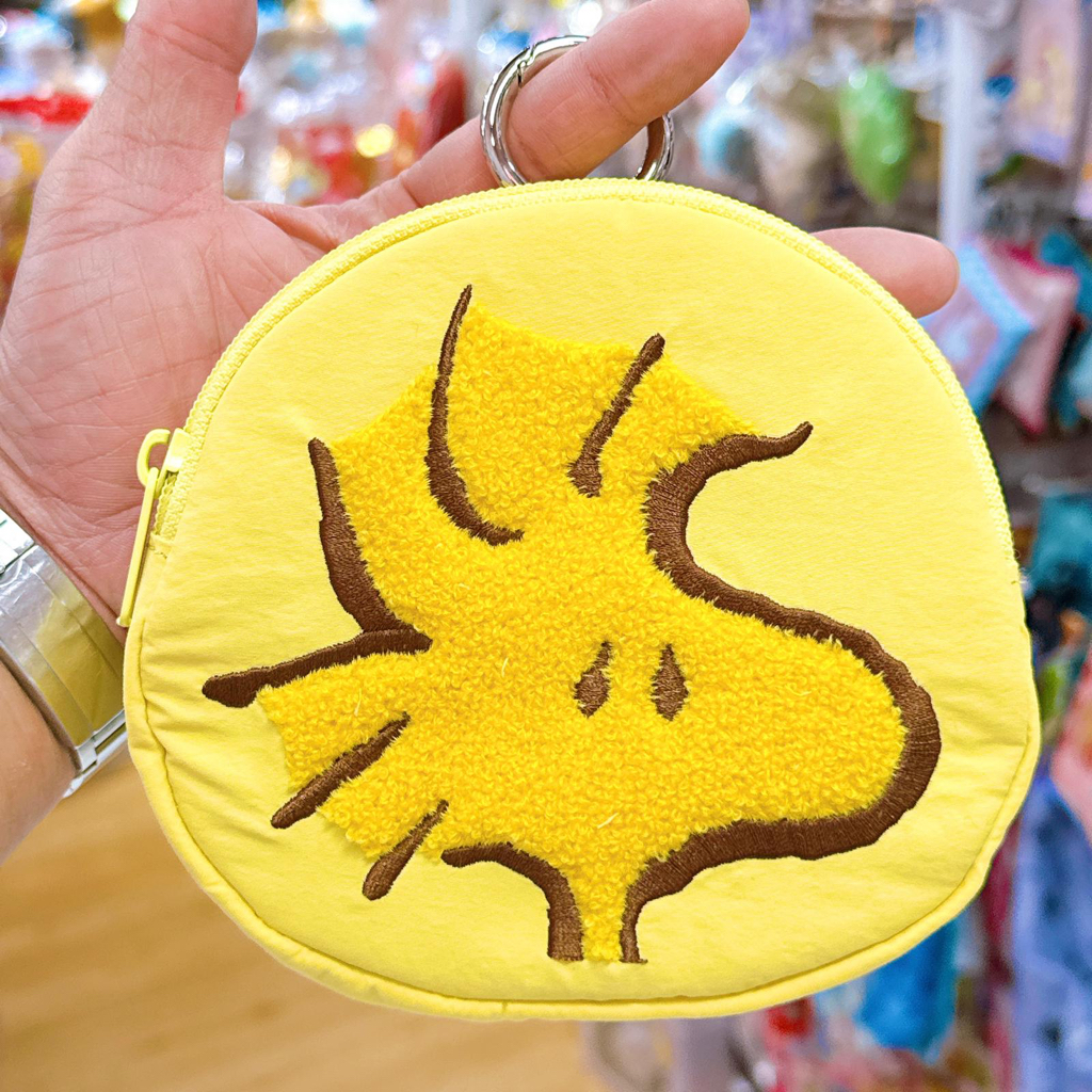 日本直送snoopy olaf Woodstock新款拉鏈袋 頭型掛飾