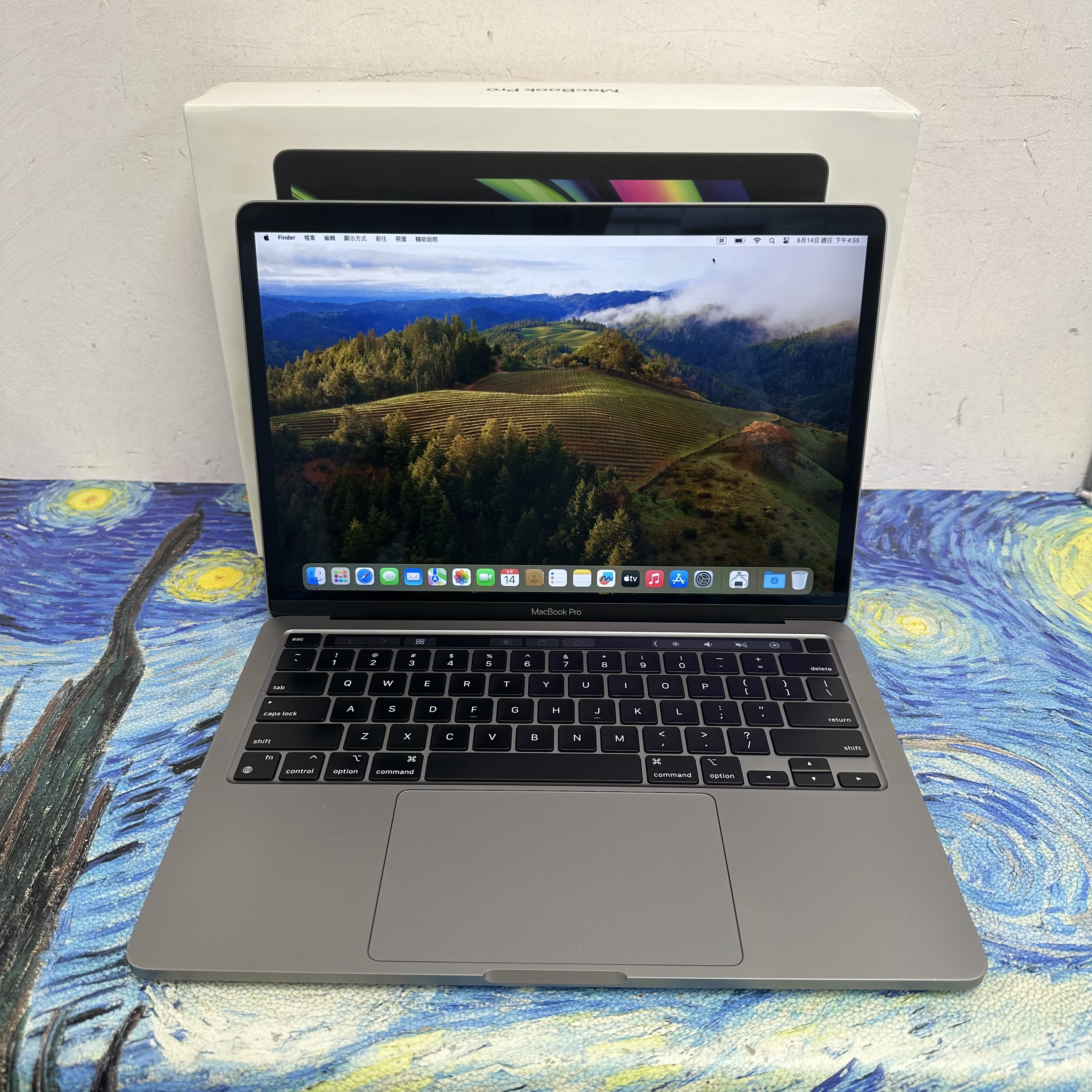 #5961 Apple MacBook Pro/APPLE Retina/M2 CPU/16GB Ram/512GB SSD/Touch ID/Touch Bar/13.3吋Mon/ Laptop / Notebook /文書機/ Movie / Netflix / Disney+ / MacBook M2 Pro 