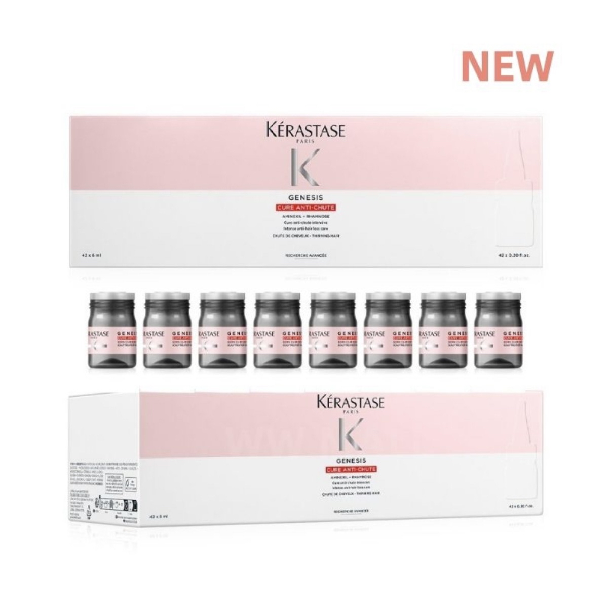 KERASTASE Genesis Cure Anti-Chute Aminexil 卡詩 強效防脫 修護精華2025升級版紅安瓶42×6ml