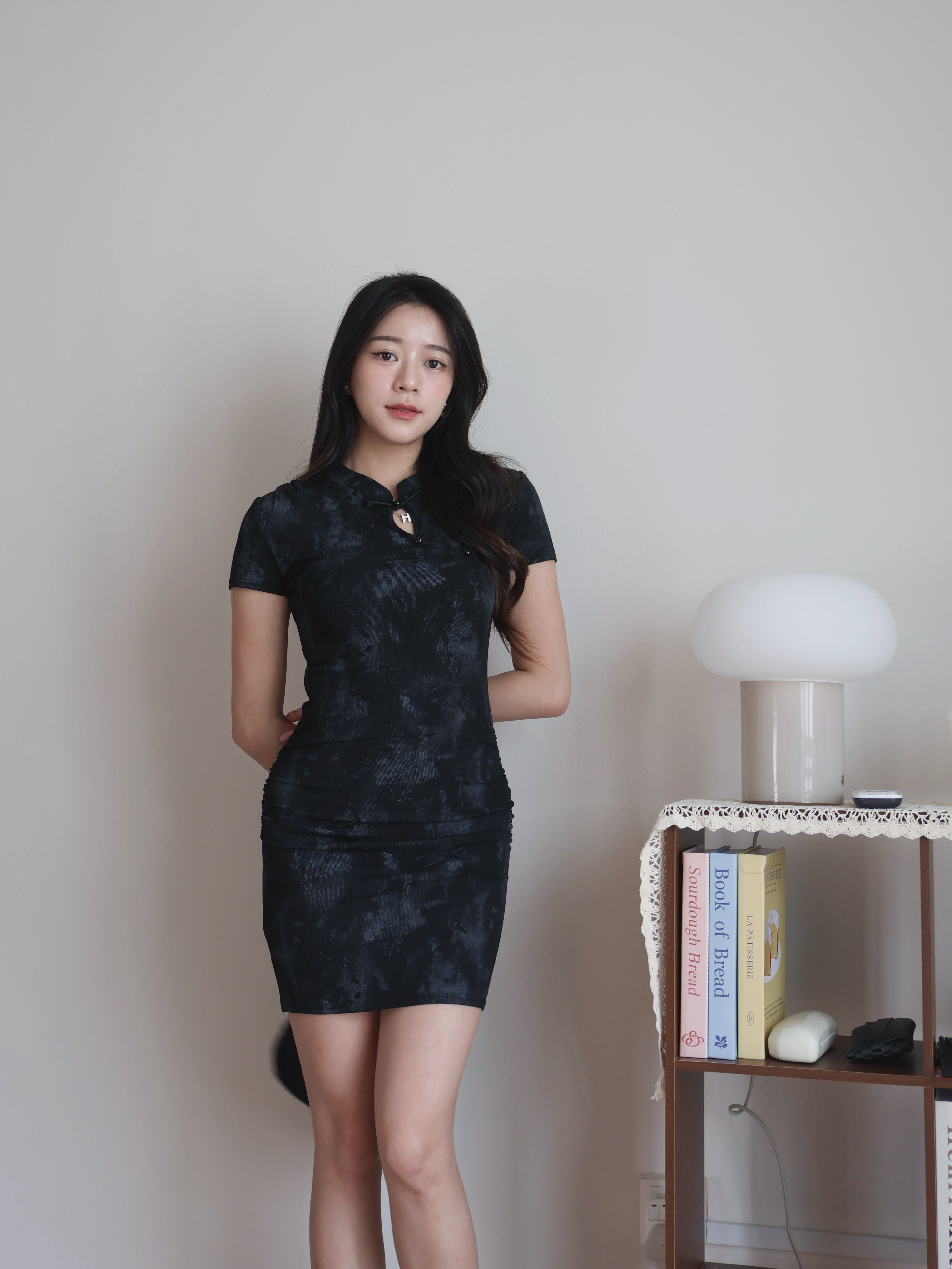 Aster Slim Dress | Black