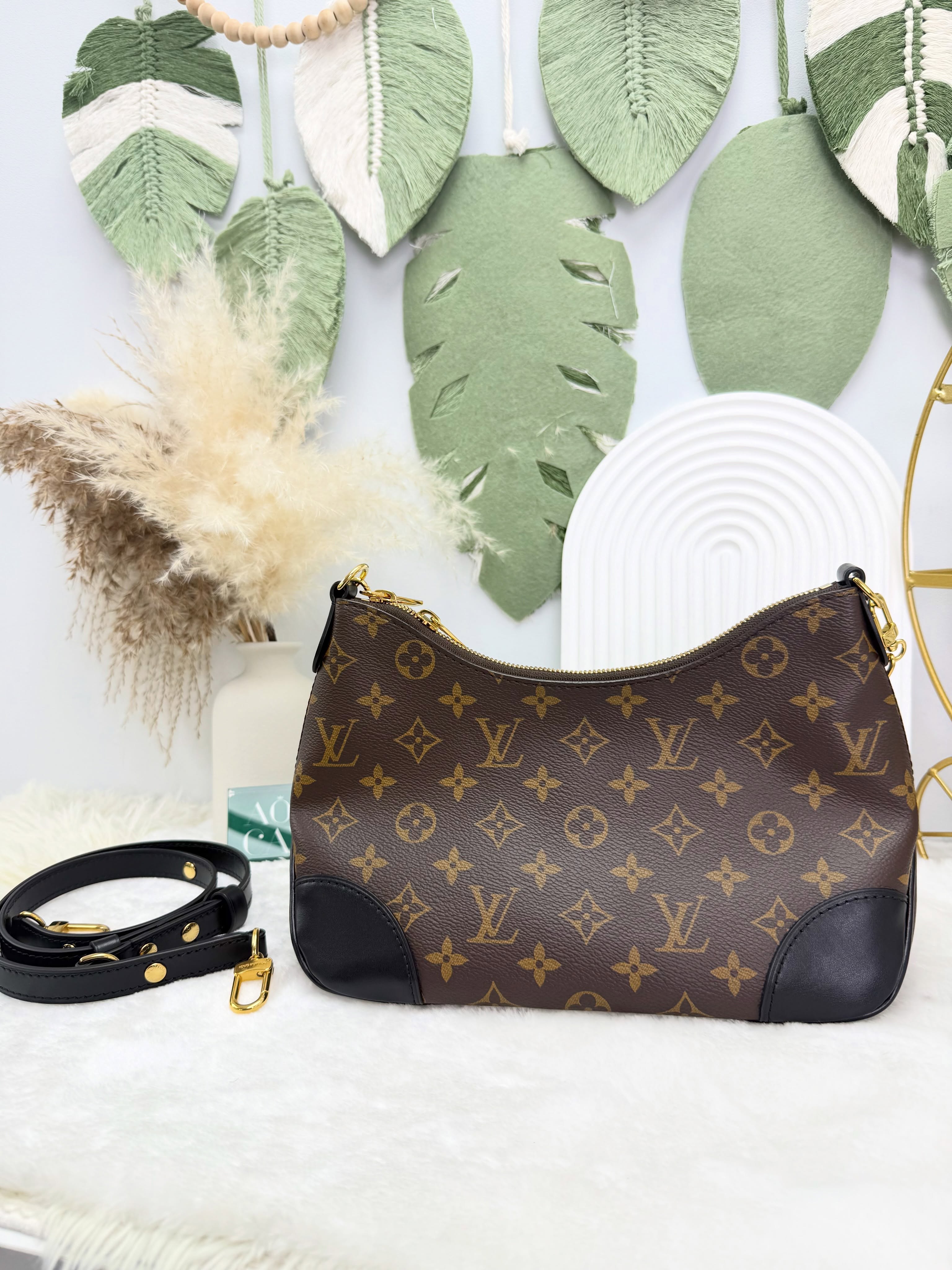 LV👜 PRE OWNED 🛍️老花黑牛🖤晶片款 有塵袋有單✨💼