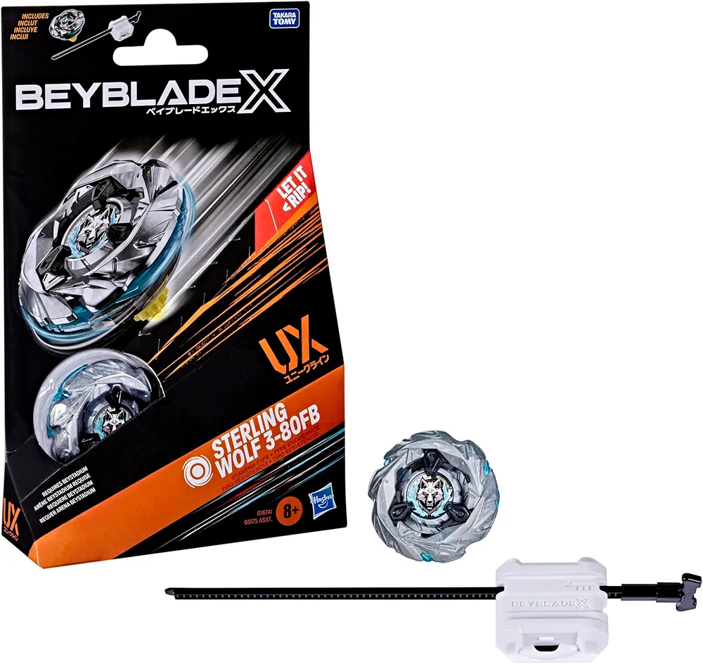 爆旋陀螺X BEYBLADE X UX-08 銀狼3-80FB(美版)