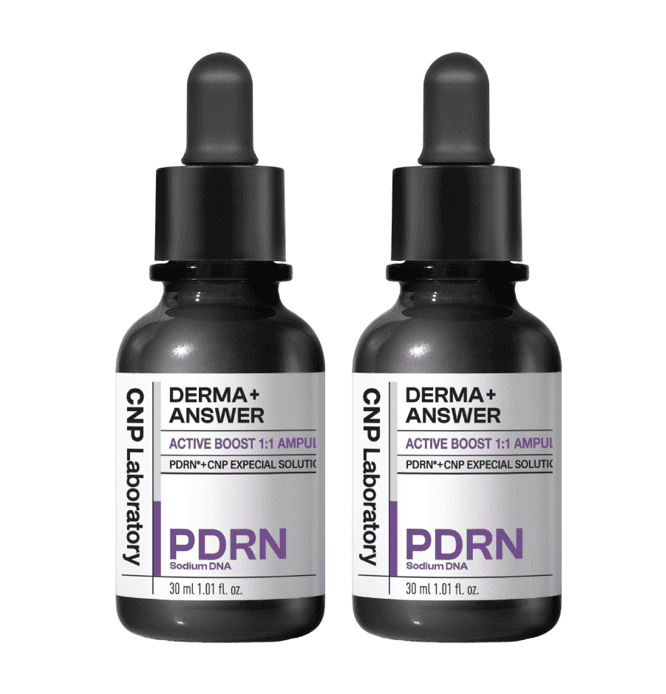 CNP Laboratory Derma+ Answer Active Boost 1:1 Ampoule PDRN活膚修復安瓶30ml+30ml | Olive Young優惠套裝
