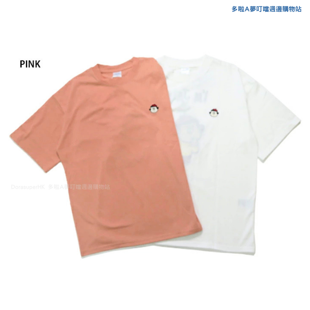 [訂購] 多啦A夢T-shirt 短袖衫 Doraemon 胖虎 胖妹 毛絨刺繡 (2026新款)