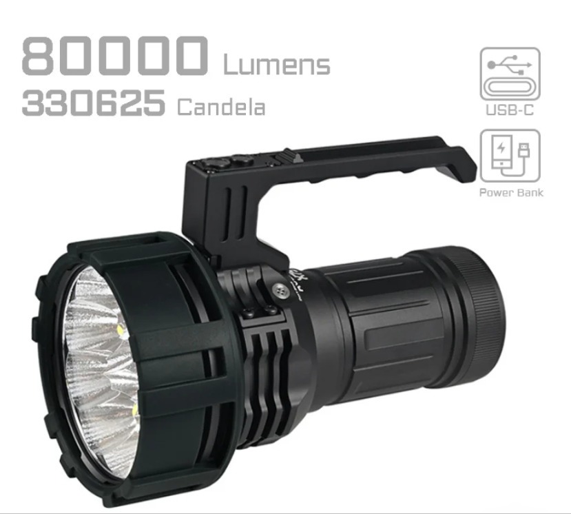 ACEBEAM X75 超亮手電筒 8萬流明 ACEBEAM旗艦電筒