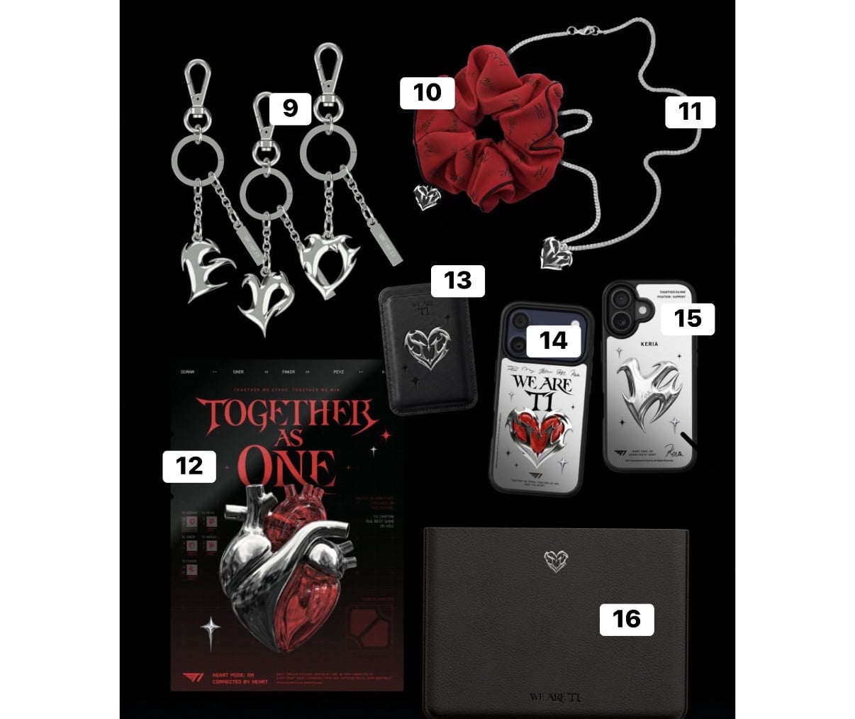 [T1 x ABLY] Heart Necklace