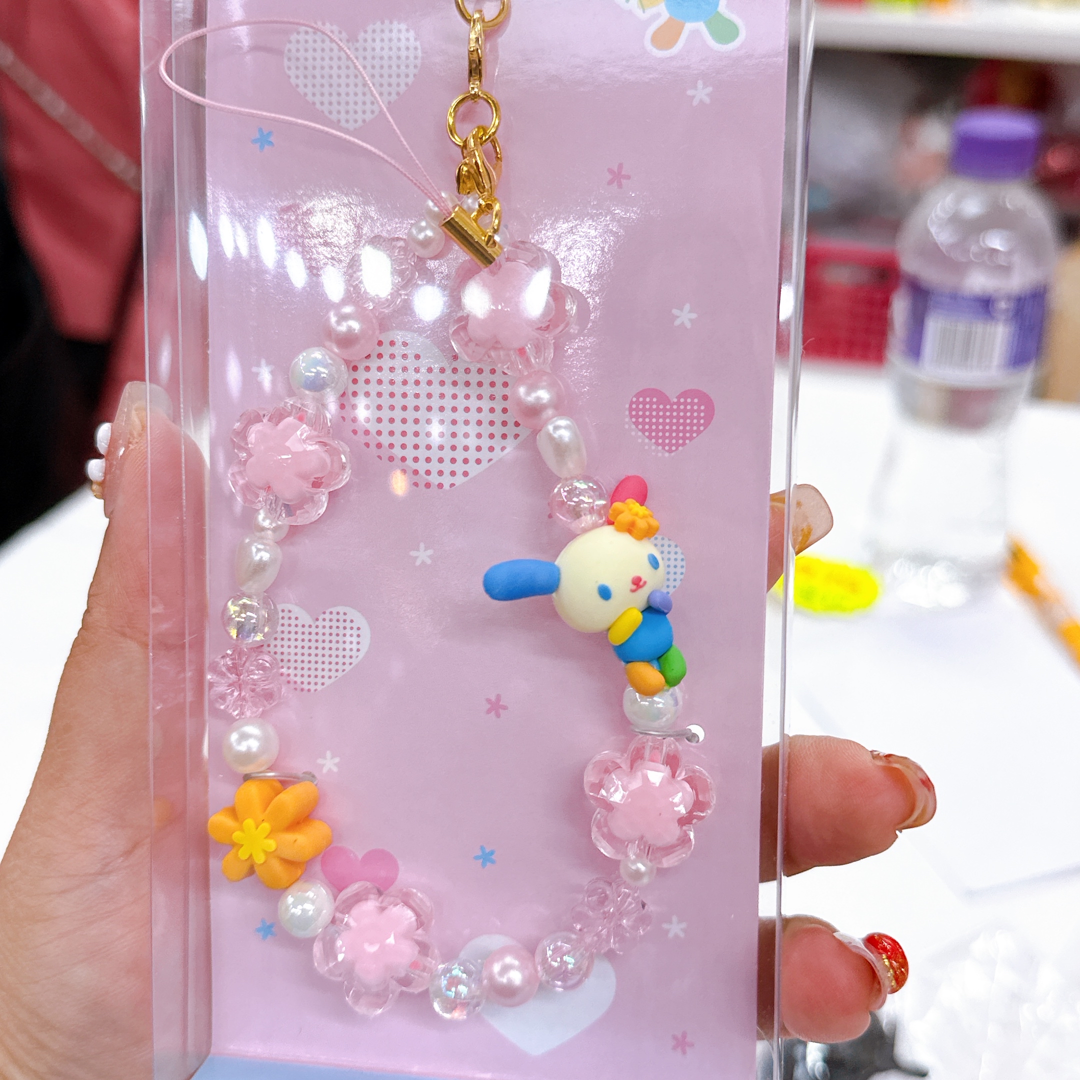 日本直送usahana 彩虹兔電話繩