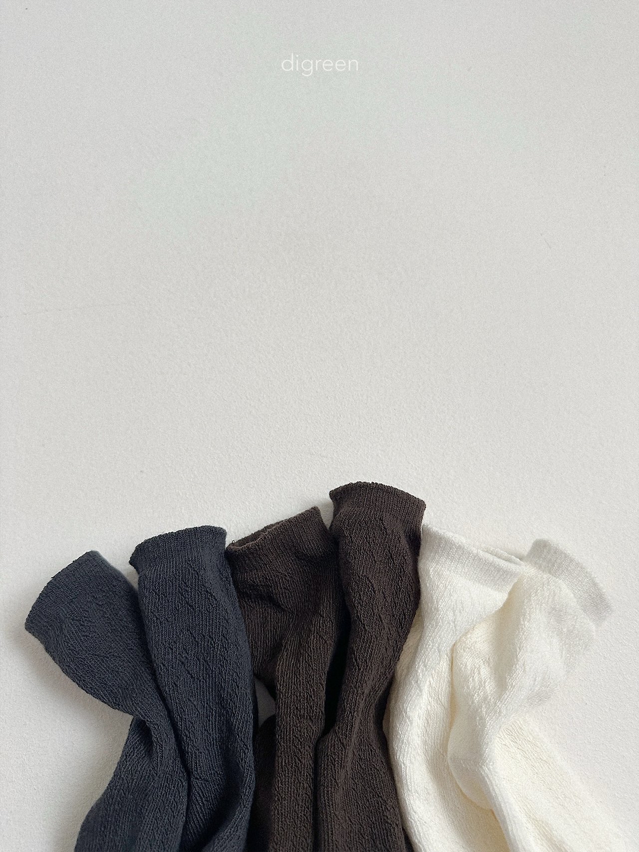 Digreen | eyelet sock set of 3