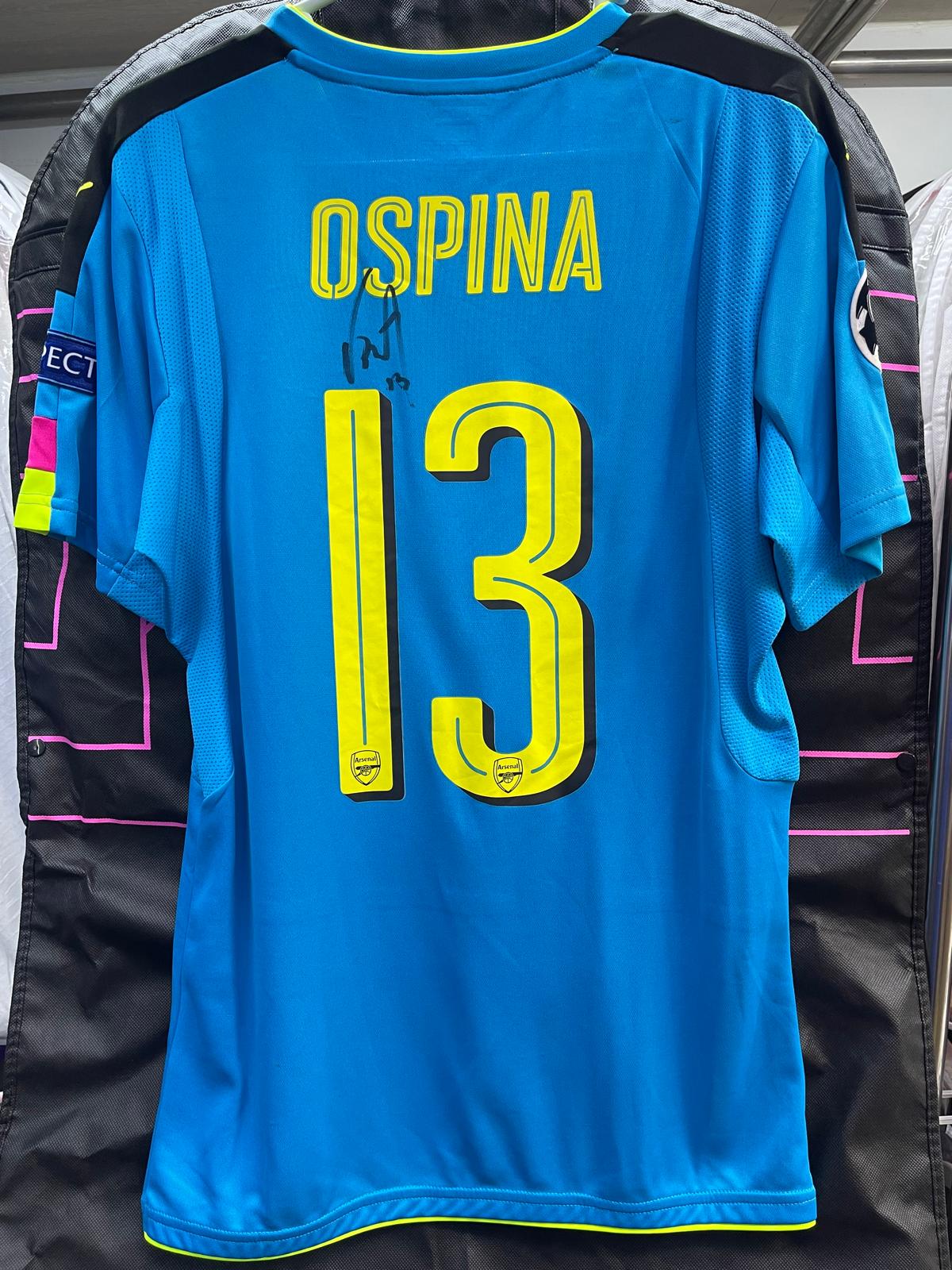 ARSENAL 16-17 GK Shirt #13 OSPINA Signed