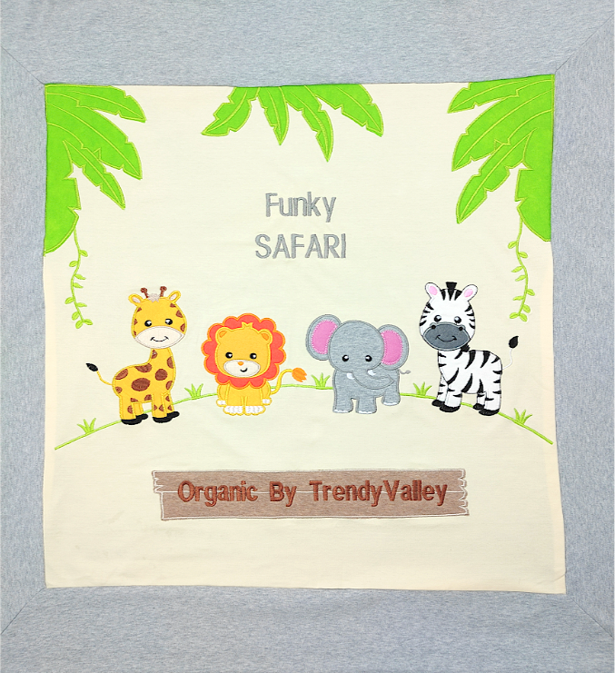 Trendyvalley Organic Cotton Baby Wrapper Baby Blanket 2 In 1