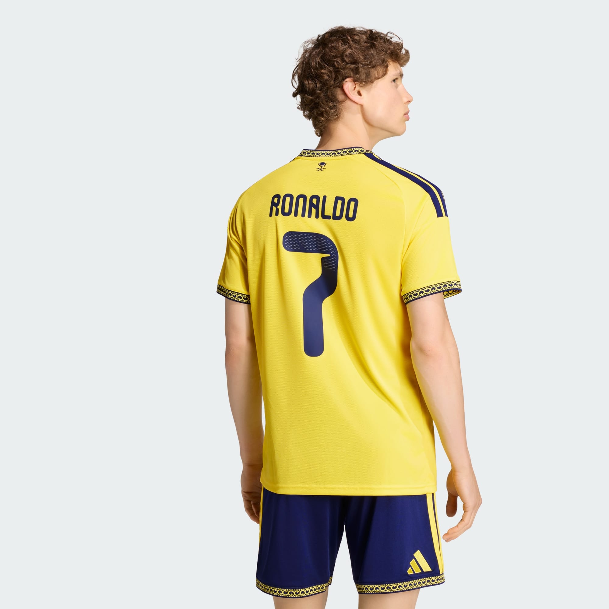 📧郵票意象圖紋 Adidas Al-Nassr 艾納斯 2026-27 主場球迷版球衣連RONALDO印字 KB2014