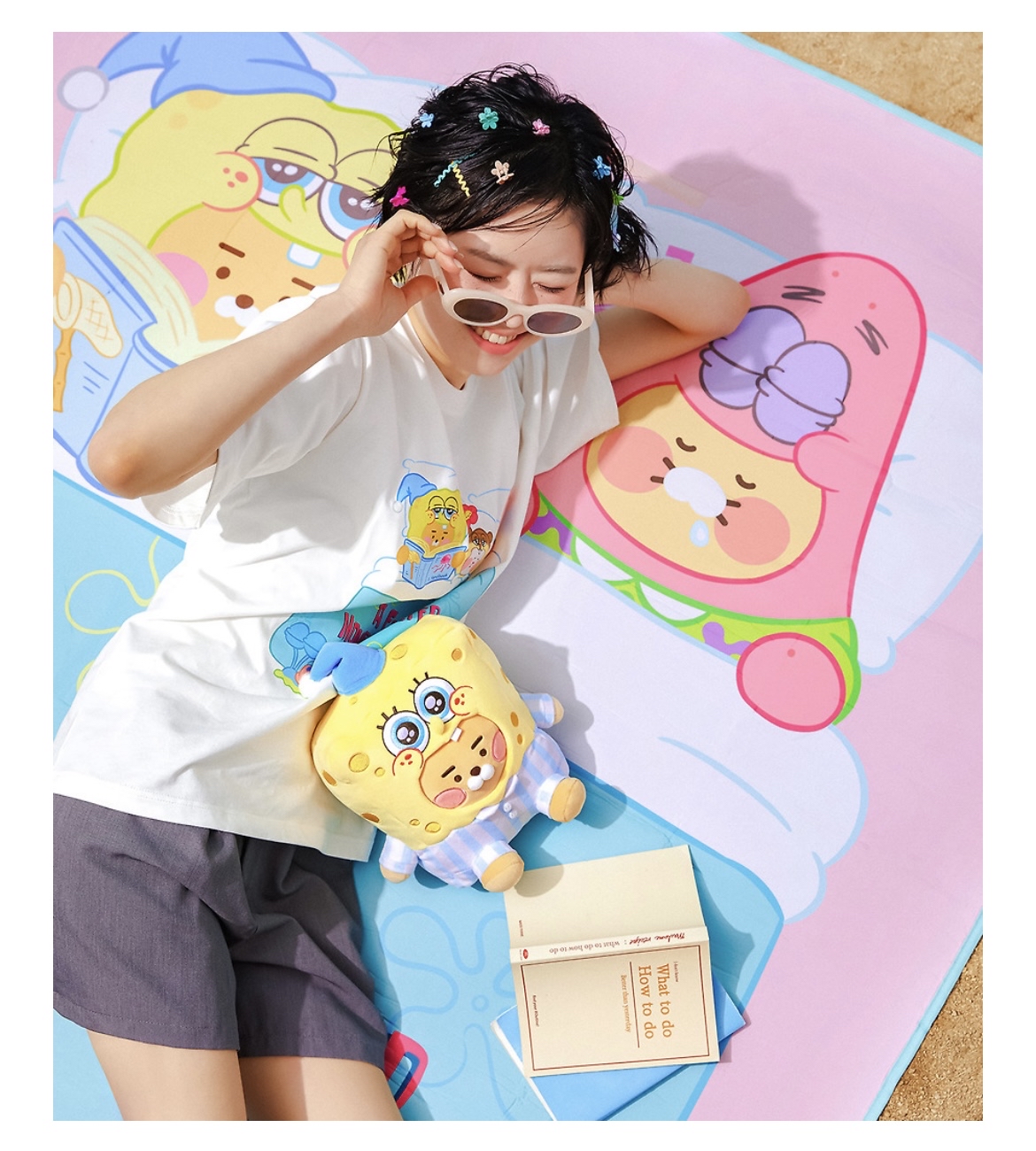 海綿寶寶🧽 x Kakao Friends 野餐墊🧺