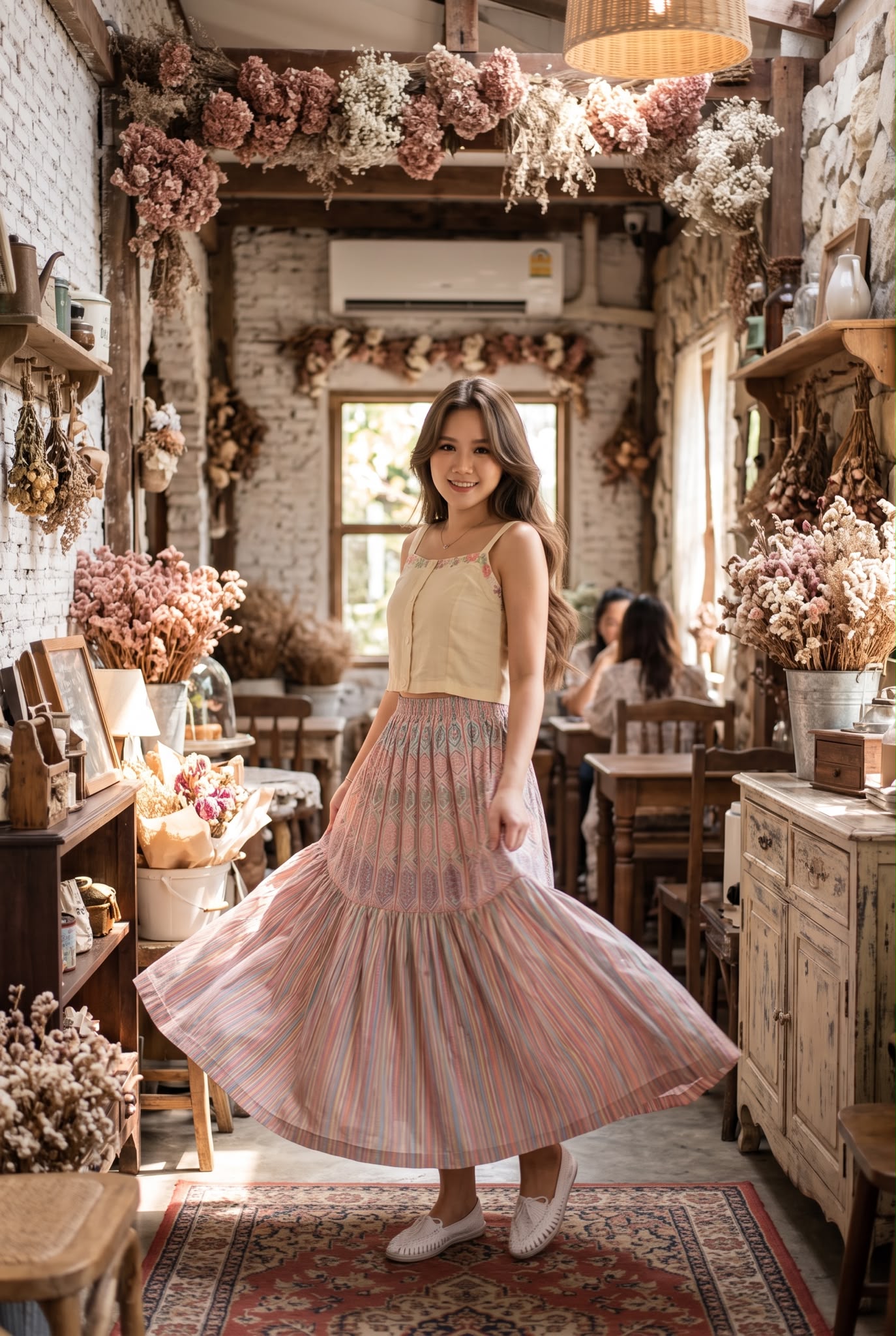 3096 Pastel Rainbow Unicorn Skirt