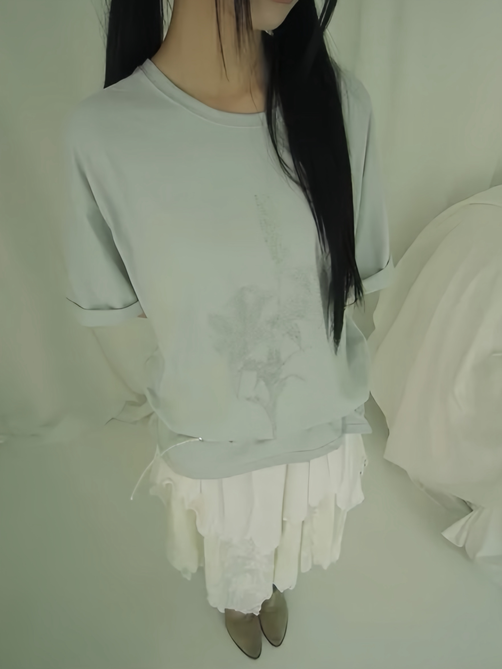 Cyber Flora Oversized Tee