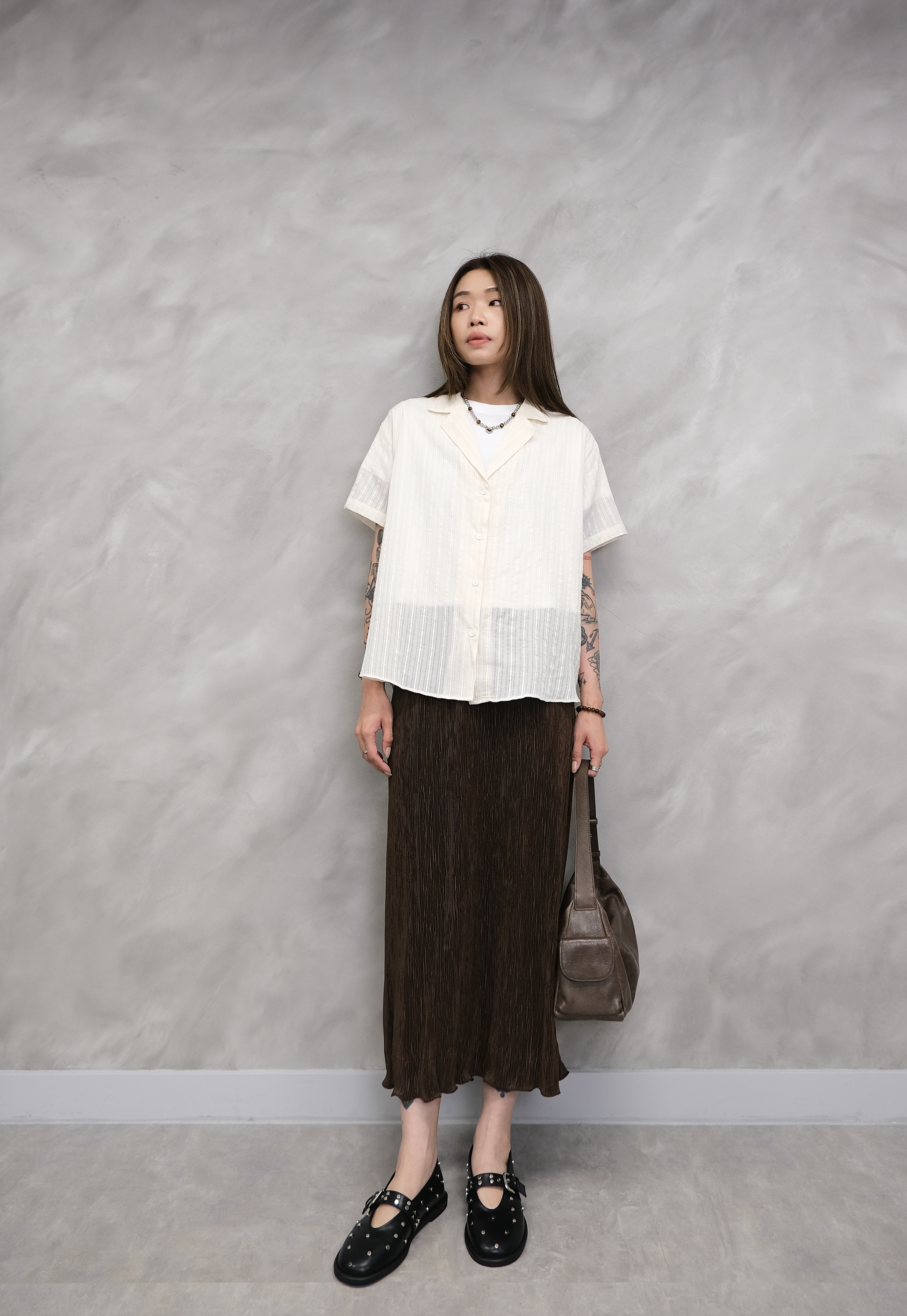 必買款-Textured skirt #sk38 