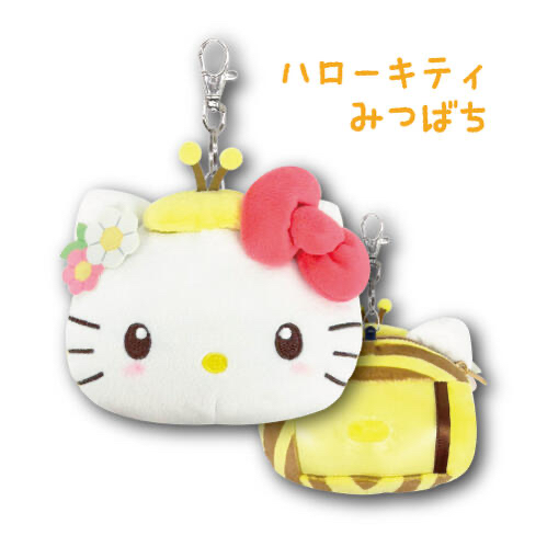🎀【預訂】 Sanrio 春天小動物造型新宿證件套 - Kitty bee