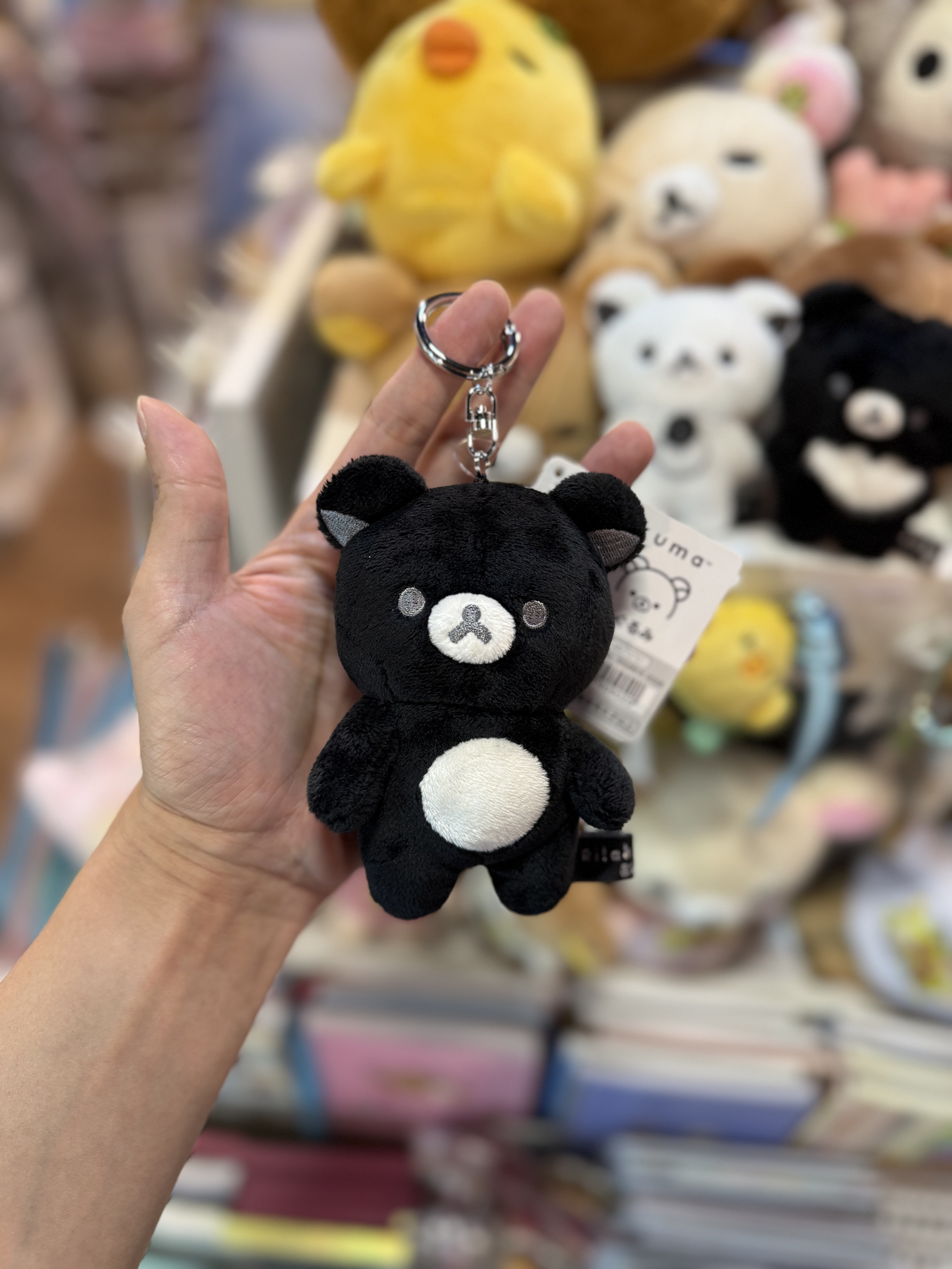 《現貨》全新Rilakkuma黑白造型掛飾