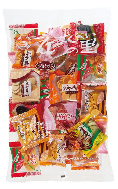 Ebisato - 日本名古屋必買人氣特產 蝦子仙貝里 網紅人氣 雜錦小袋8款 200g