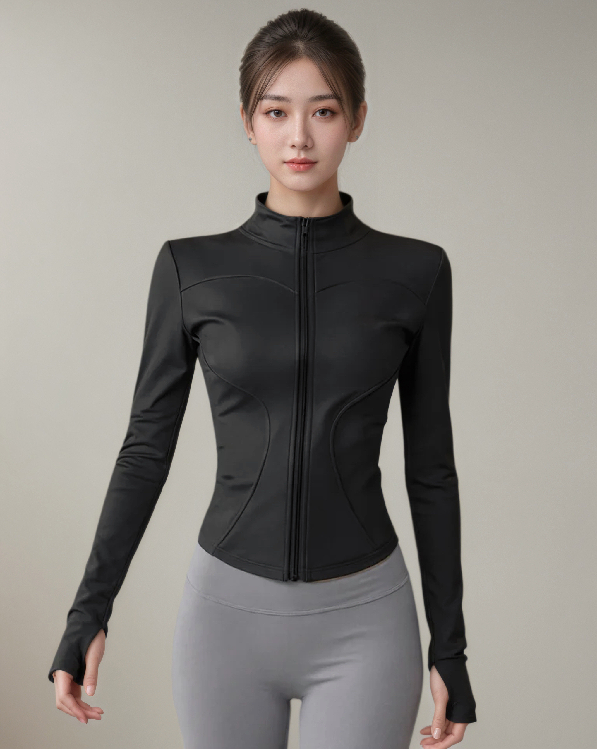 收腰顯瘦速乾瑜伽外套