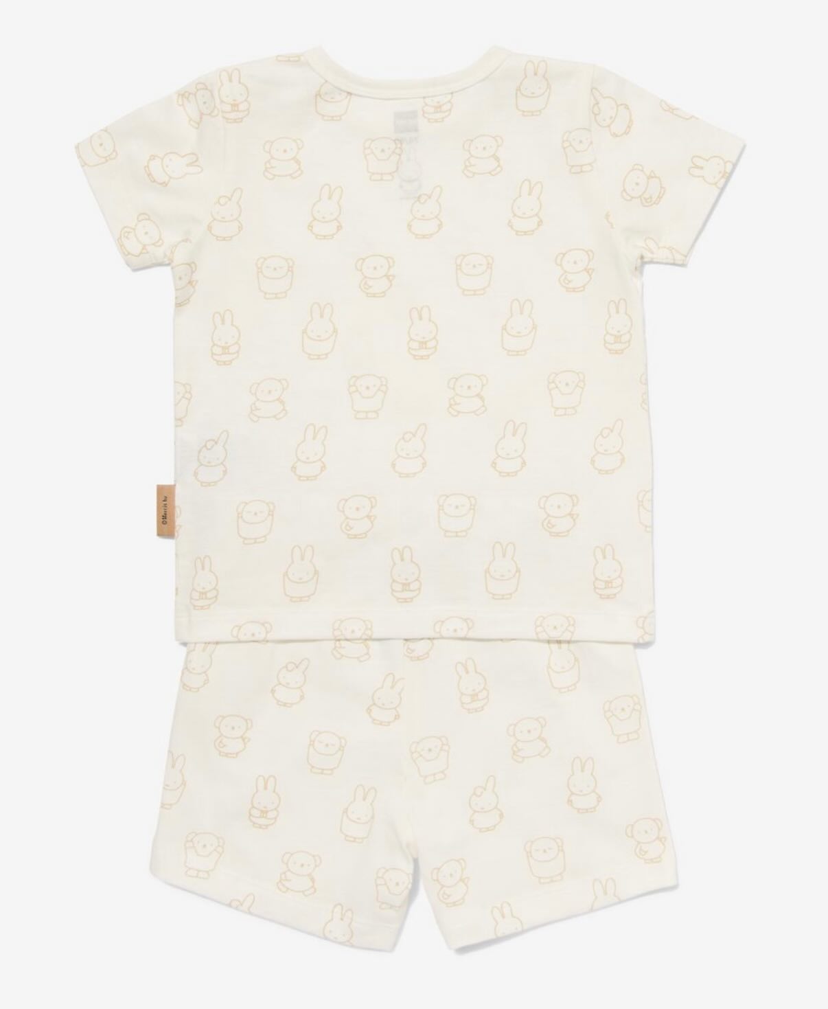 Miffy baby pajamas set (beige)