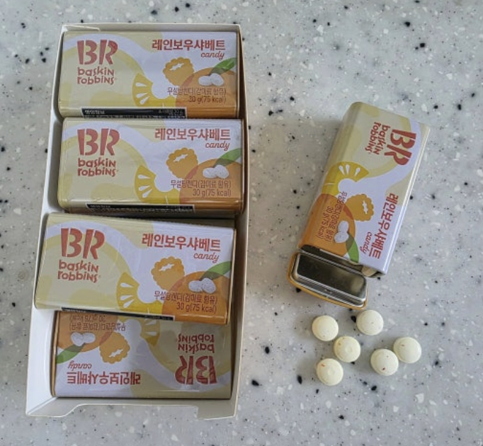 韓國 Baskin Robbins 31雪糕 經典口味薄荷糖 3種口味｜彩虹雪葩 / 蘋果薄荷 / 薄荷朱古力