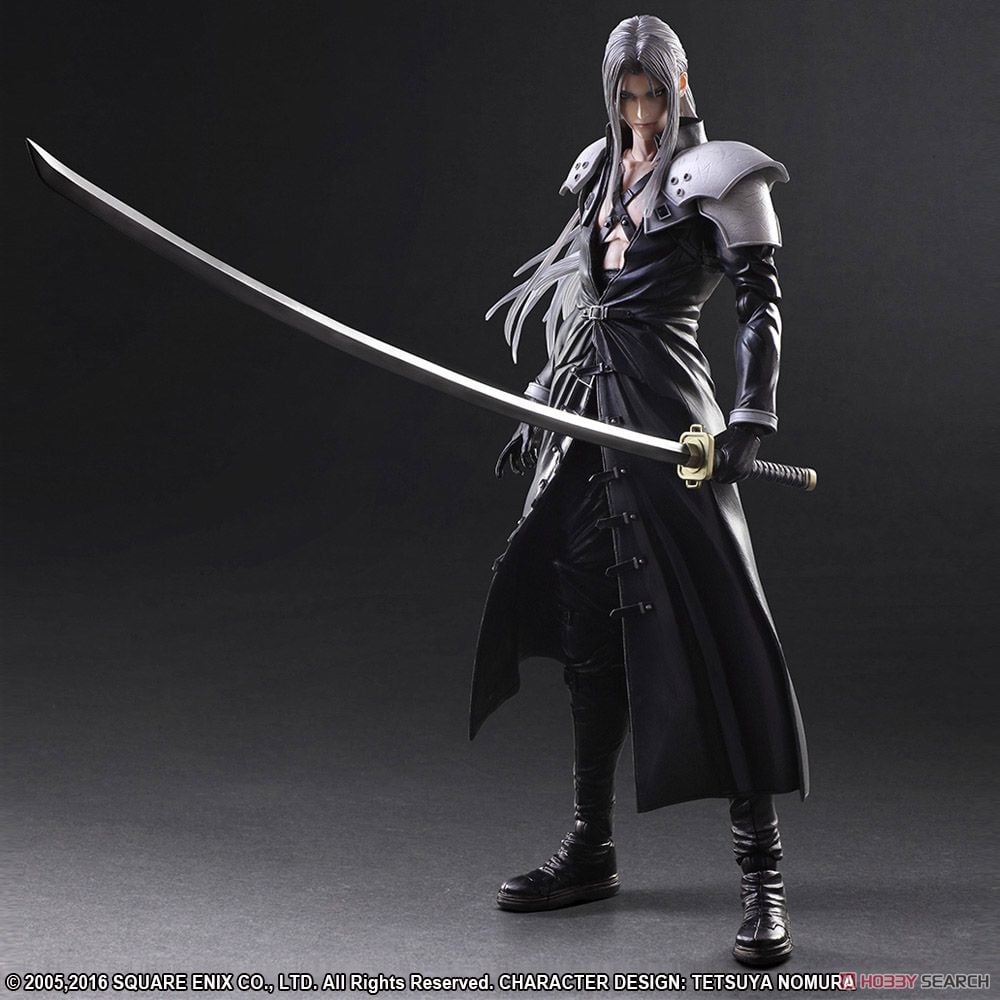 日版 《初版》Play Arts 改 Kai FF7 Sephiroth No.8 可動 figure ff