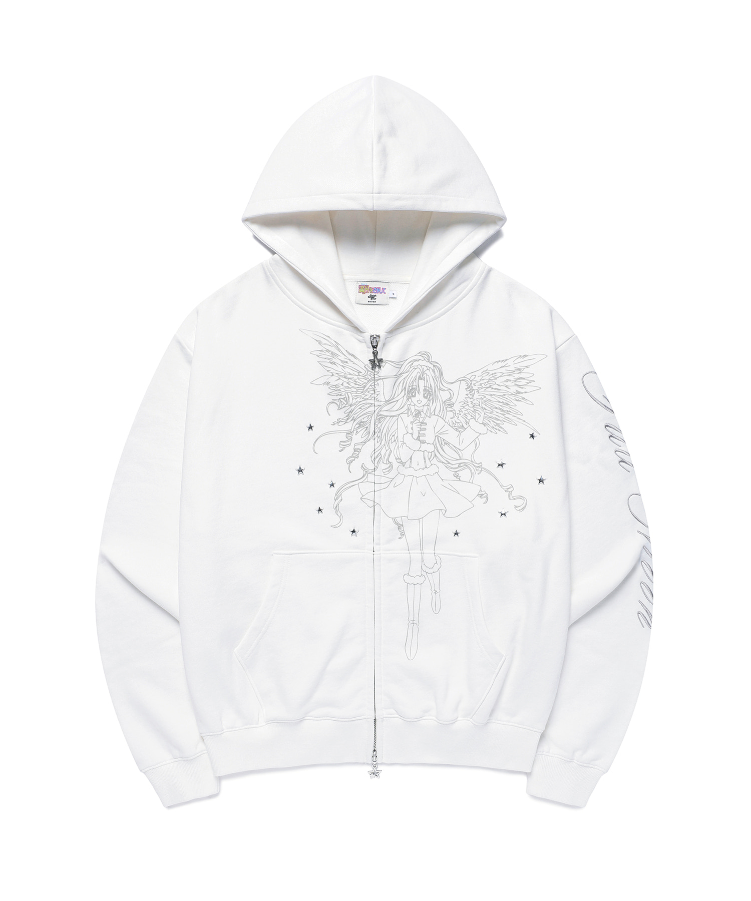 ANGEL ZIP UP HOODIE｜韓國 星河滿月 X CAVISH 服飾系列 (Full Moon） (26204-P)