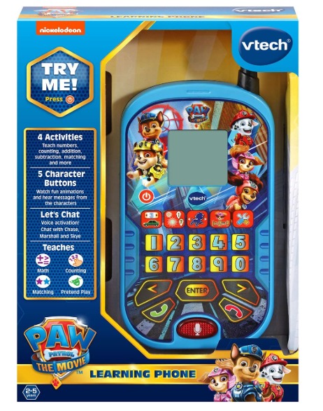 美國直送🇺🇸 VTech PAW Patrol 學習電話 - 藍色