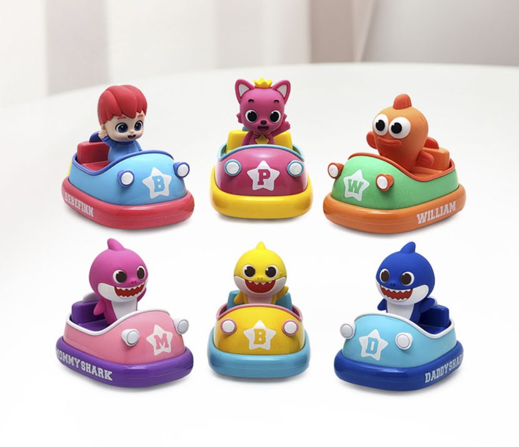   【預訂】 韓國直送 Pinkfong x Baby Shark 迴力碰碰車公仔