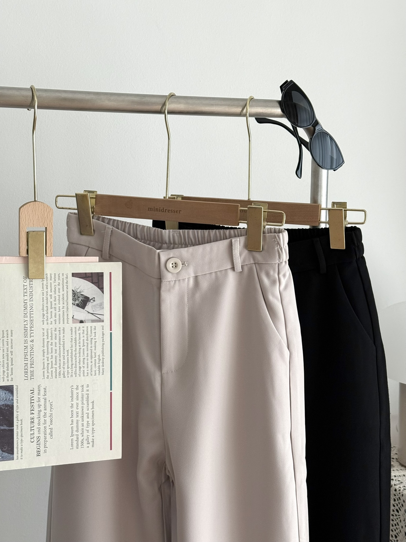 Joice Suit Pants | Black