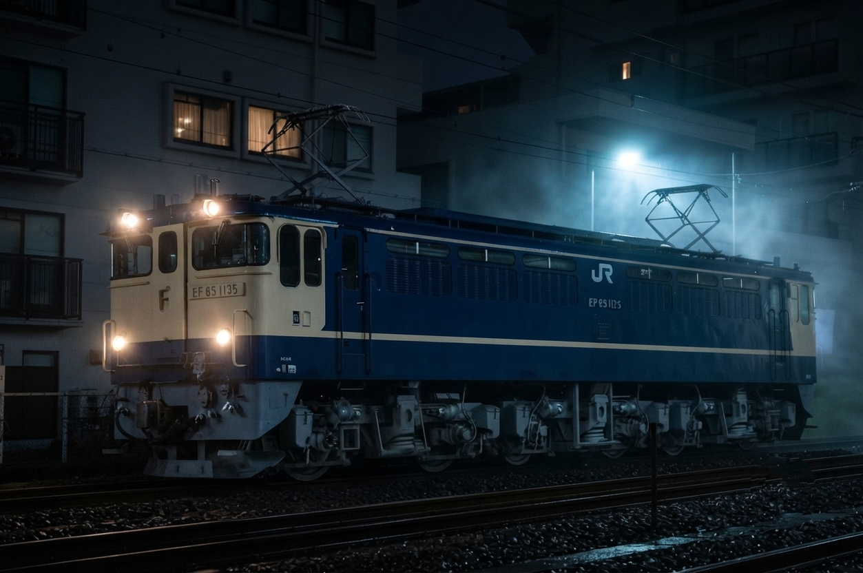 日本JR EF65-1000系列電力機車（灰色轉向架）Tomix N 12101