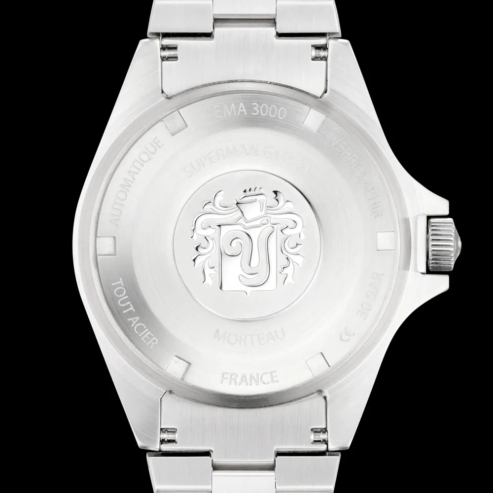 YEMA -  Superman Worldtime GMT Coke - YGMT21B39-CM2S