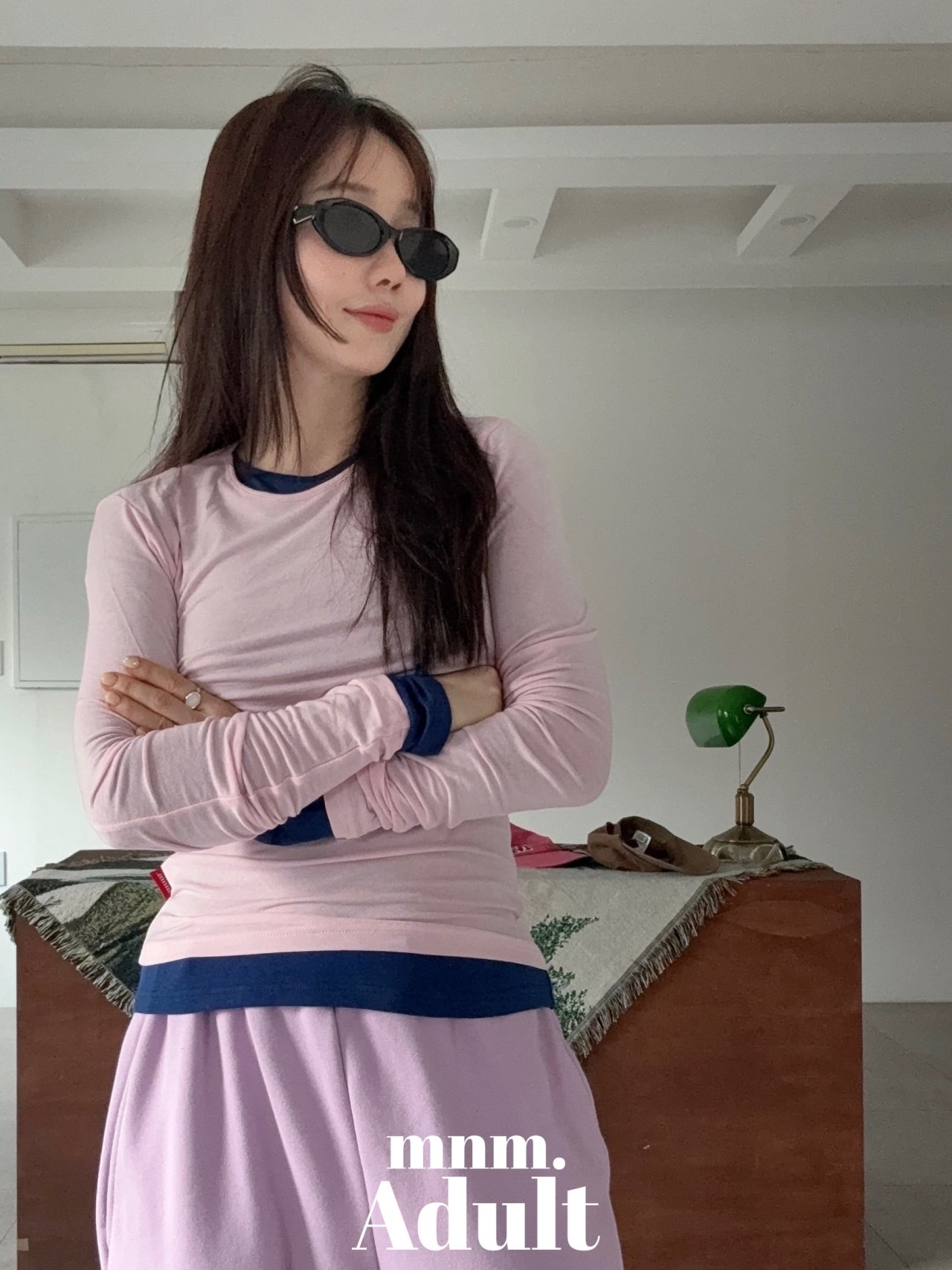 Minimal | 超薄親子彈力T(Pink L105-115/Adult )