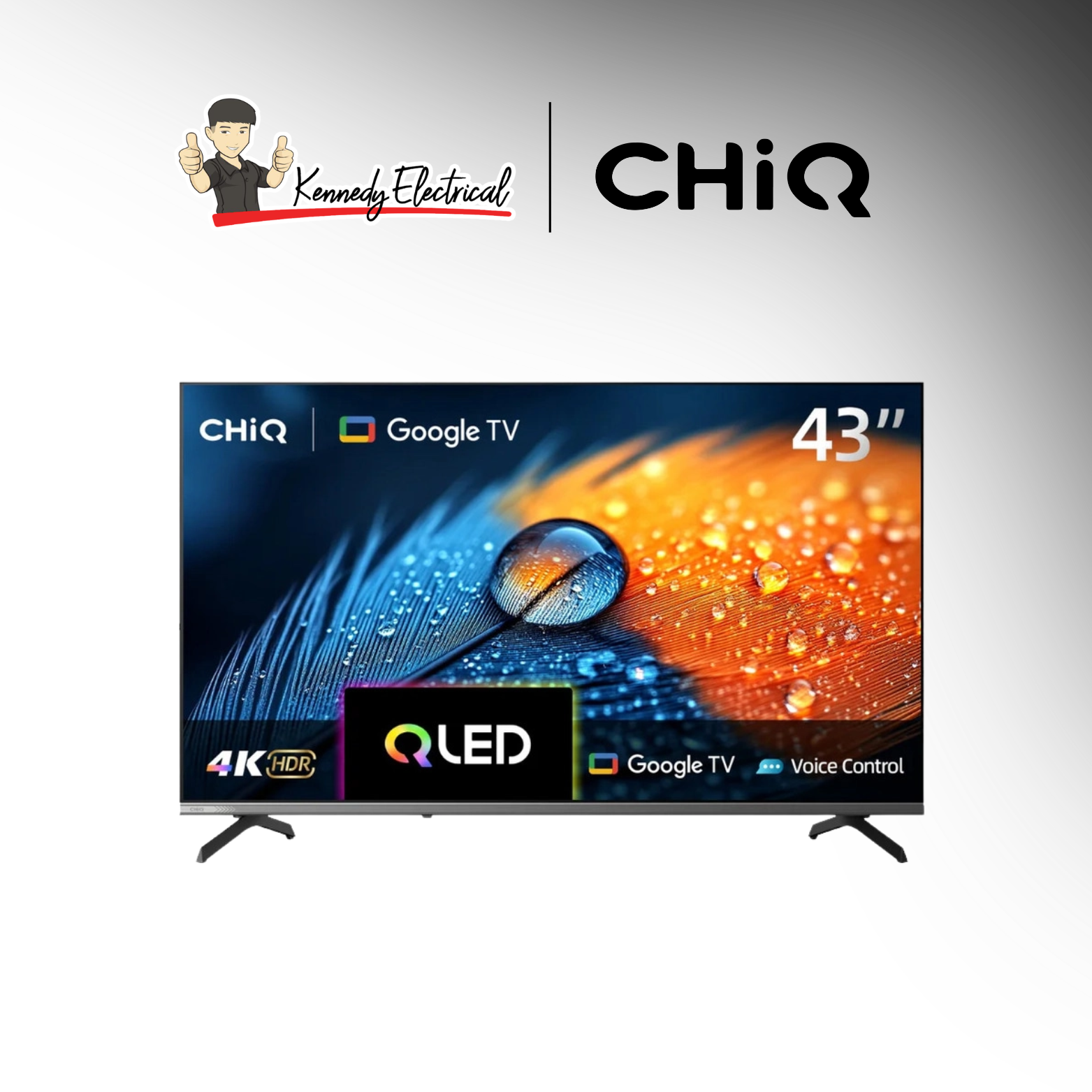 CHiQ U43QM9 43 Inch 4K QLED Google TV