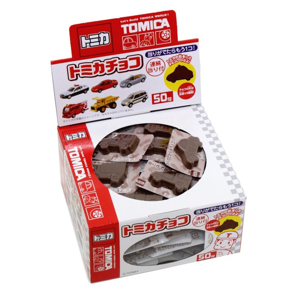🆕【⭐訂購⭐】日本直送 🌀 🇯🇵日本丹生堂 #Tomica 車輛造型朱古力盒裝 [50入] 🌀 [PLJD-0238] [261105]