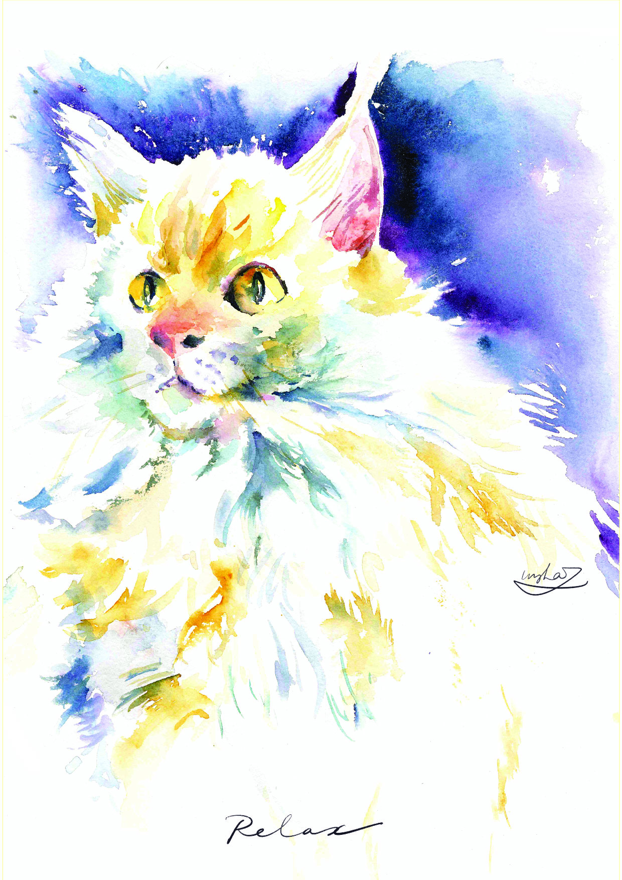 Creative Studio - A4 ART PRINTS Watercolour Animal Portraits