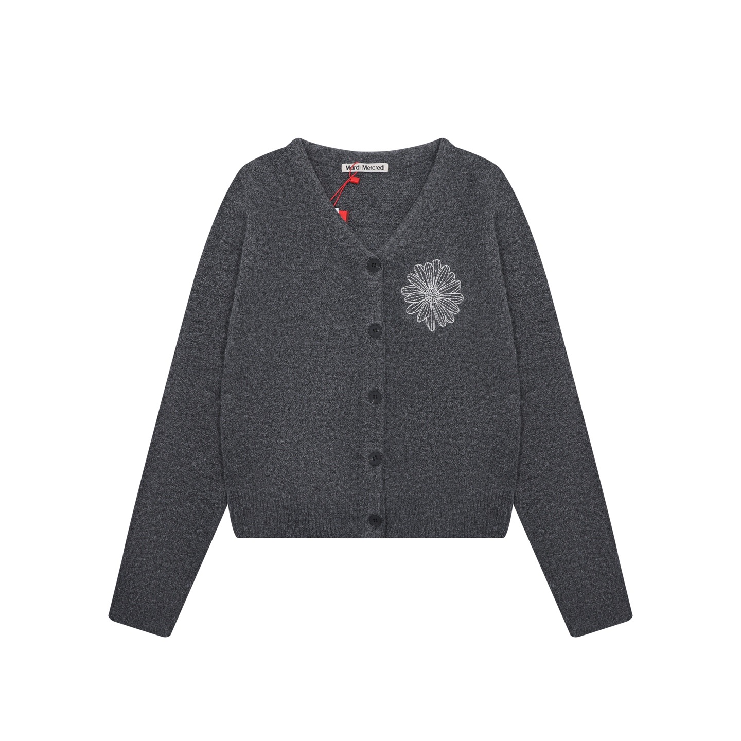 預訂 韓國 MARDI MERCREDI Raccoon Blended Cardigan V Neck外套