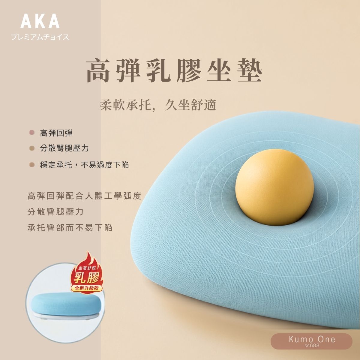 香港行貨保養 AKA SC688 Kumo One 人體工學兒童可升降學習椅 附升降腳踏 無轆固定款 幼稚園至小學學童必買