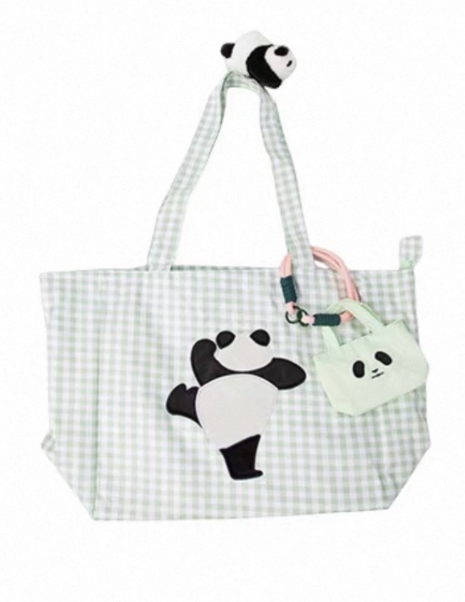 Black & White Panda Shoulder Bag